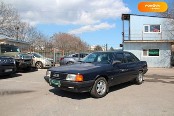 Audi 100, 1990, Бензин, 460 тыс. км, Седан, Синий, Одесса 34255 фото