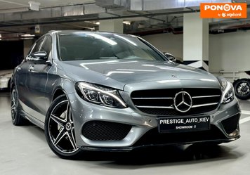 Mercedes-Benz C-Class, 2017, Дизель, 2.14 л., 151 тис. км, Седан, Сірий, Київ 278601 фото