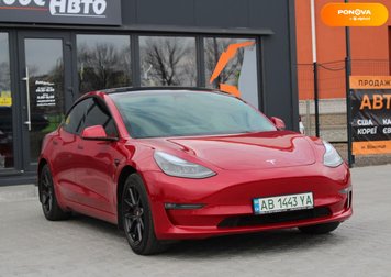 Tesla Model 3, 2022, Електро, 8 л., 45 тис. км, Седан, Червоний, Вінниця 109579 фото