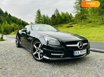 Mercedes-Benz SLK-Class, 2013, Бензин, 3.5 л., 68 тис. км, Родстер, Чорний, Одеса Cars-Pr-178240 фото