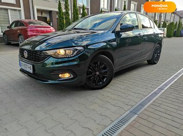 Fiat Tipo, 2019, Бензин, 1.37 л., 49 тис. км, Седан, Зелений, Хмельницький Cars-Pr-215229 фото