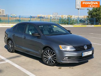 Volkswagen Jetta, 2015, Бензин, 1.8 л., 90 тис. км, Седан, Сірий, Одеса Cars-Pr-277432 фото