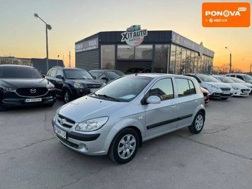 Hyundai Getz, 2008 р., Бензин, 100 тис. км, Хетчбек, Сірий, Запоріжжя AT-10411980 фото