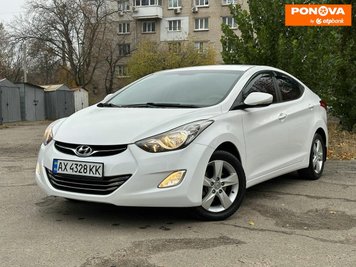 Hyundai Elantra, 2013, Бензин, 1.8 л., 80 тис. км, Седан, Білий, Харків Cars-Pr-276007 фото