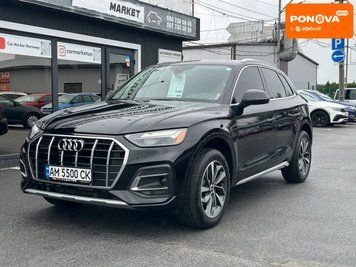Audi Q5, 2021 р., Бензин, 110 тис. км, Позашляховик / Кросовер, Чорний, Житомир AT-10427719 фото