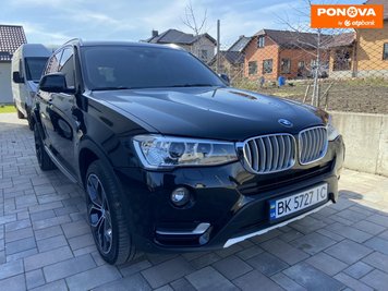 BMW X3, 2015, Дизель, 2 л., 183 тис. км, Позашляховик / Кросовер, Чорний, Рівне Cars-Pr-276799 фото