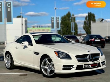 Mercedes-Benz SLK-Class, 2014, Бензин, 1.8 л., 75 тис. км, Родстер, Білий, Київ 200933 фото