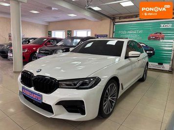 BMW 5 Series, 2018 р., Бензин, 163 тис. км, Седан, Білий, Кропивницький (Кіровоград) AT-10414736 фото