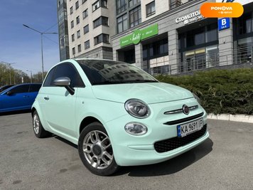 Fiat 500, 2017, Бензин, 1.24 л., 105 тис. км, Хетчбек, Зелений, Київ Cars-Pr-59582 фото