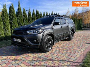 Toyota Hilux, 2018, Дизель, 2.4 л., 129 тис. км, Пікап, Сірий, Одеса Cars-Pr-267175 фото