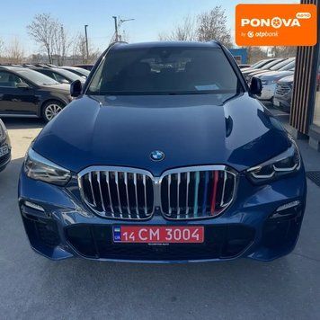 BMW X5, 2018 г., Бензин, 140 тыс. км, Внедорожник / Кроссовер, Синий, Днепр (Днепропетровск) AT-10412229 фото