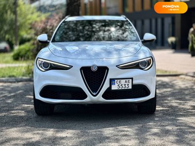 Alfa Romeo Stelvio, 2018, Бензин, 2 л., 112 тис. км, Позашляховик / Кросовер, Білий, Чернівці Cars-Pr-58082 фото
