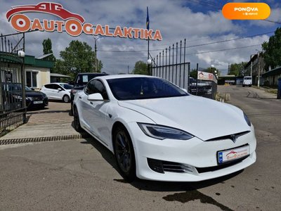 Tesla Model S, 2016, Електро, 100 тыс. км, Лифтбек, Белый, Николаев 38224 фото