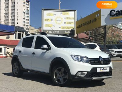 Renault Sandero, 2017, Бензин, 0.9 л., 80 тис. км, Хетчбек, Білий, Одеса 34867 фото