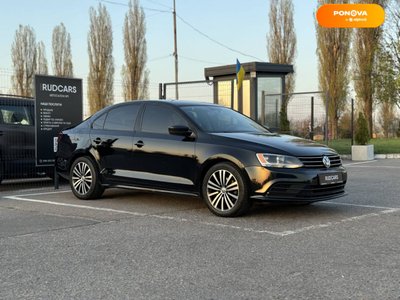 Volkswagen Jetta, 2016, Бензин, 213 тис. км, Седан, Чорний, Кременчук 37134 фото