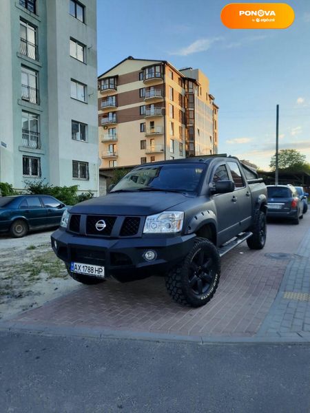 Nissan Titan, 2015, Газ пропан-бутан / Бензин, 5.55 л., 190 тис. км, Пікап, Чорний, Львів Cars-Pr-135687 фото