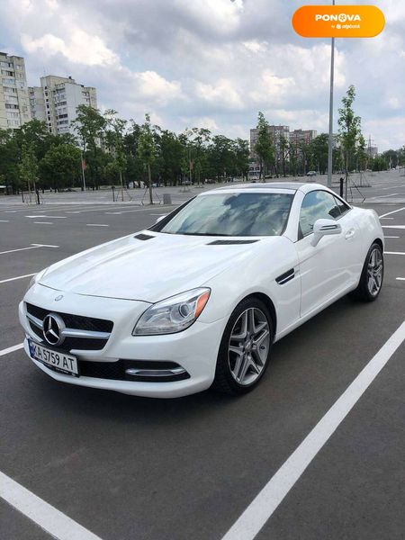 Mercedes-Benz SLK-Class, 2014, Бензин, 1.8 л., 83 тыс. км, Родстер, Белый, Киев 25805 фото