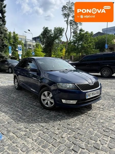 Skoda Rapid, 2016 р., Бензин, 230 тис. км, Седан, Синій, Дніпро (Дніпропетровськ) AT-10418600 фото