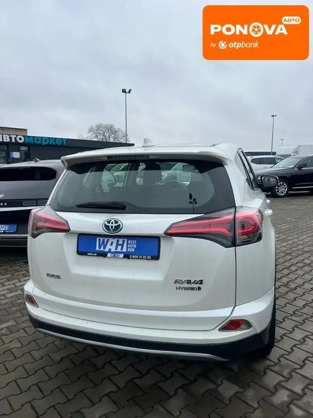 Toyota RAV4, 2017 р., Гібрид (HEV), 71 тис. км, Позашляховик / Кросовер, Білий, Луцьк AT-10405369 фото