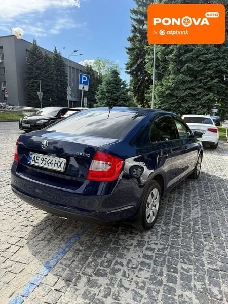 Skoda Rapid, 2016 р., Бензин, 230 тис. км, Седан, Синій, Дніпро (Дніпропетровськ) AT-10418600 фото