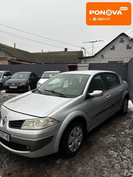 Renault Megane, 2006 р., Газ пропан-бутан / Бензин, 281 тис. км, Седан, Сірий, Кропивницький (Кіровоград) AT-10411015 фото