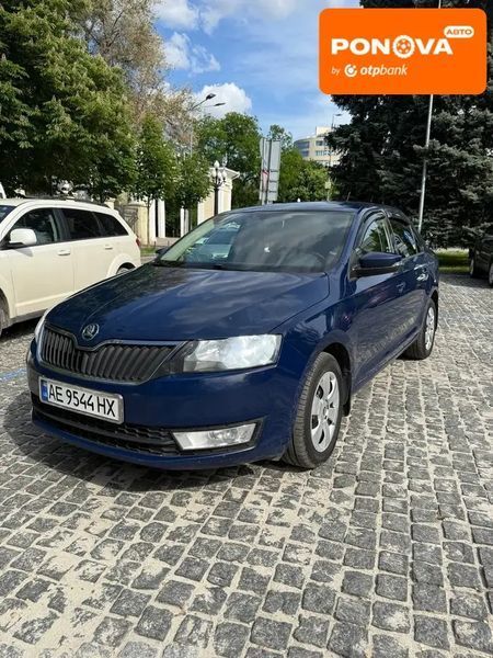 Skoda Rapid, 2016 р., Бензин, 230 тис. км, Седан, Синій, Дніпро (Дніпропетровськ) AT-10418600 фото
