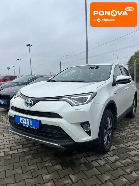 Toyota RAV4, 2017 р., Гібрид (HEV), 71 тис. км, Позашляховик / Кросовер, Білий, Луцьк AT-10405369 фото