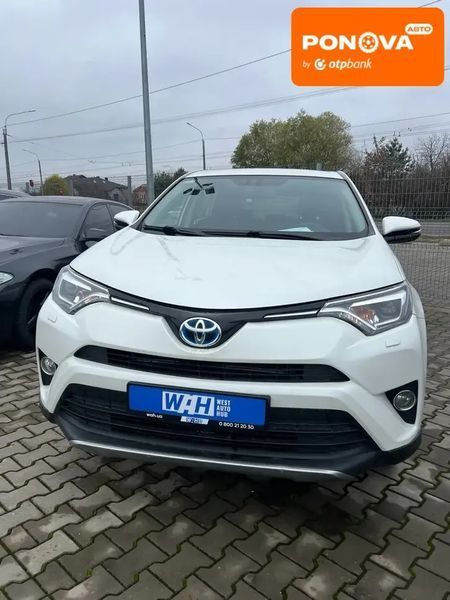 Toyota RAV4, 2017 р., Гібрид (HEV), 71 тис. км, Позашляховик / Кросовер, Білий, Луцьк AT-10405369 фото