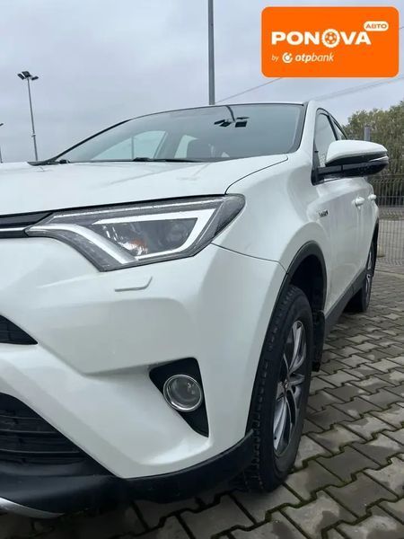 Toyota RAV4, 2017 р., Гібрид (HEV), 71 тис. км, Позашляховик / Кросовер, Білий, Луцьк AT-10405369 фото