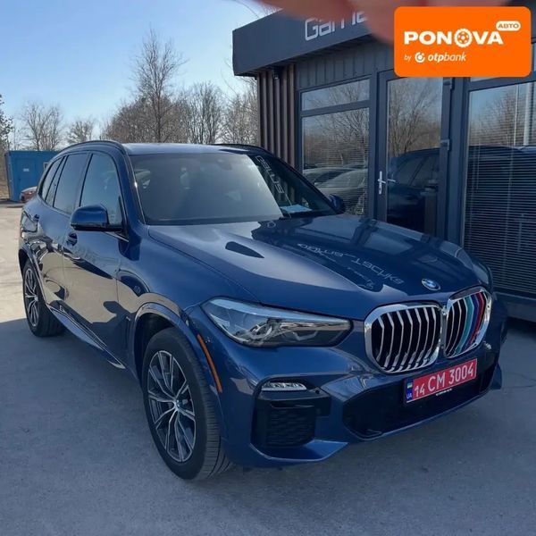 BMW X5, 2018 р., Бензин, 140 тис. км, Позашляховик / Кросовер, Синій, Дніпро (Дніпропетровськ) AT-10412229 фото
