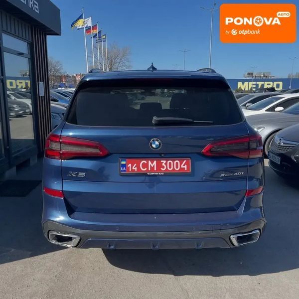 BMW X5, 2018 р., Бензин, 140 тис. км, Позашляховик / Кросовер, Синій, Дніпро (Дніпропетровськ) AT-10412229 фото