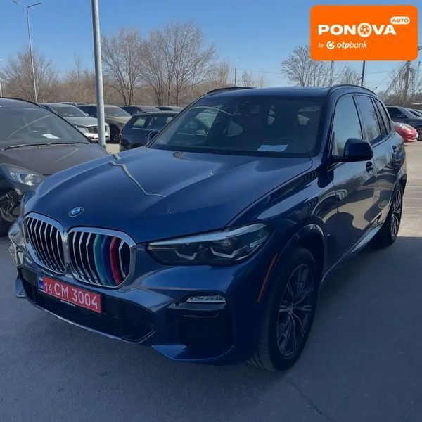 BMW X5, 2018 р., Бензин, 140 тис. км, Позашляховик / Кросовер, Синій, Дніпро (Дніпропетровськ) AT-10412229 фото
