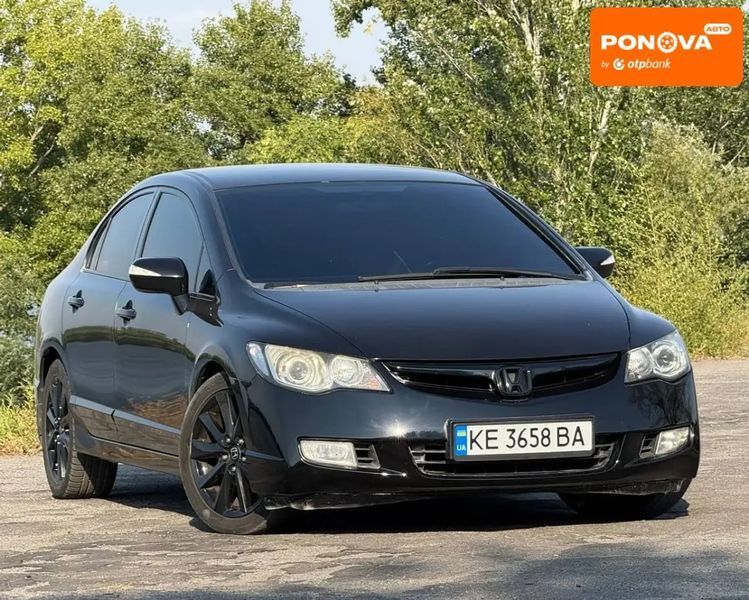 Honda Civic, 2007 р., Бензин, 291 тис. км, Седан, Чорний, Дніпро (Дніпропетровськ) AT-10399809 фото