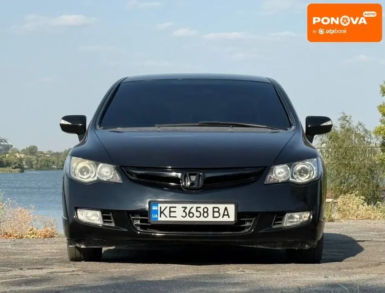 Honda Civic, 2007 р., Бензин, 291 тис. км, Седан, Чорний, Дніпро (Дніпропетровськ) AT-10399809 фото