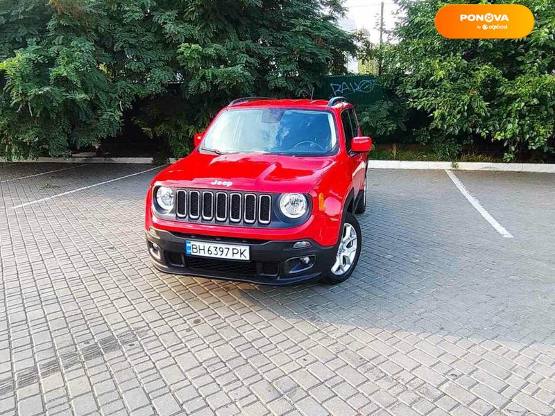 Jeep Renegade, 2017, Бензин, 2.36 л., 70 тис. км, Позашляховик / Кросовер, Червоний, Одеса Cars-Pr-68568 фото