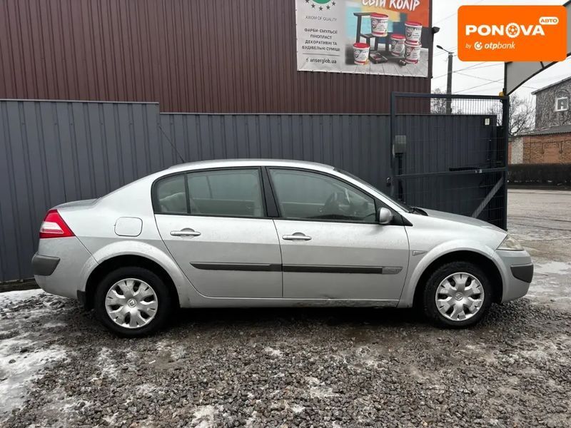 Renault Megane, 2006 р., Газ пропан-бутан / Бензин, 281 тис. км, Седан, Сірий, Кропивницький (Кіровоград) AT-10411015 фото