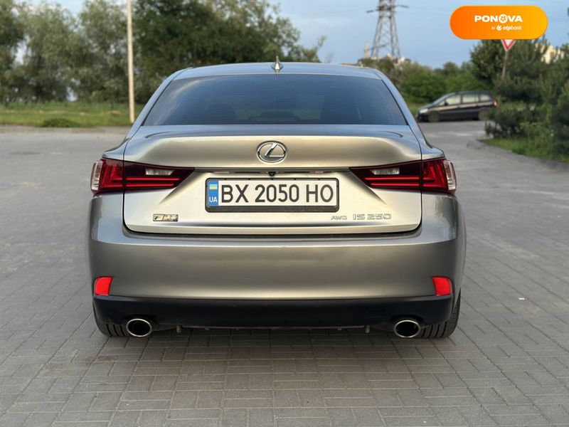 Lexus IS, 2014, Бензин, 2.5 л., 174 тис. км, Седан, Сірий, Хмельницький Cars-Pr-57645 фото