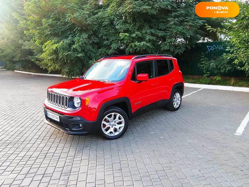 Jeep Renegade, 2017, Бензин, 2.36 л., 70 тис. км, Позашляховик / Кросовер, Червоний, Одеса Cars-Pr-68568 фото