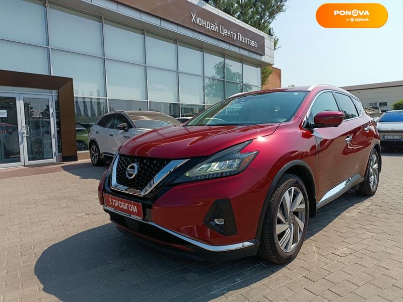 Nissan Murano, 2020, Бензин, 3.5 л., 68 тис. км, Позашляховик / Кросовер, Червоний, Полтава 111223 фото