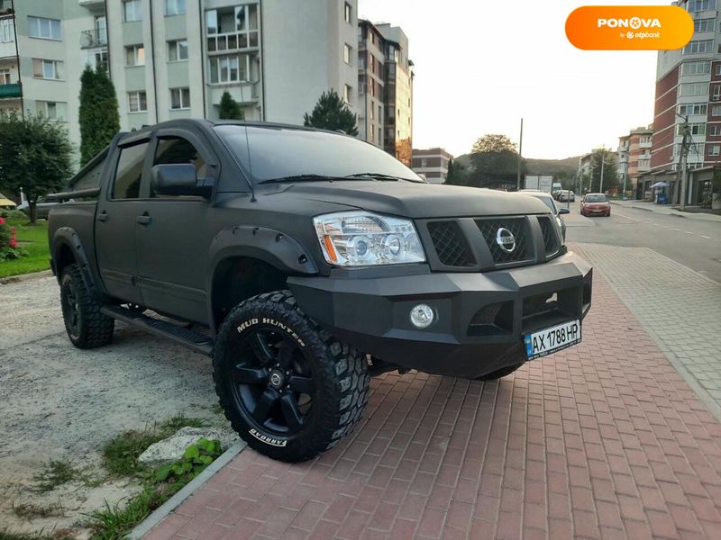 Nissan Titan, 2015, Газ пропан-бутан / Бензин, 5.55 л., 190 тыс. км, Пікап, Чорный, Львов Cars-Pr-135687 фото