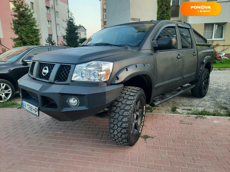 Nissan Titan, 2015, Газ пропан-бутан / Бензин, 5.55 л., 190 тис. км, Пікап, Чорний, Львів Cars-Pr-135687 фото