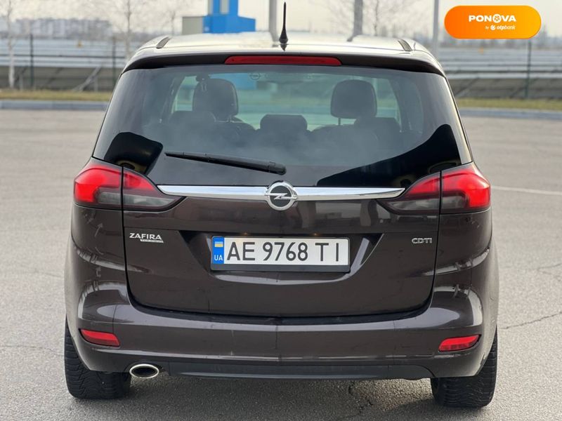 Opel Zafira Tourer, 2012, Дизель, 2 л., 197 тис. км, Мінівен, Коричневий, Дніпро (Дніпропетровськ) 23383 фото