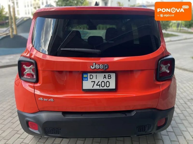 Jeep Renegade, 2016 р., Газ пропан-бутан / Бензин, 159 тис. км, Позашляховик / Кросовер, Помаранчевий, Львів AT-10401546 фото