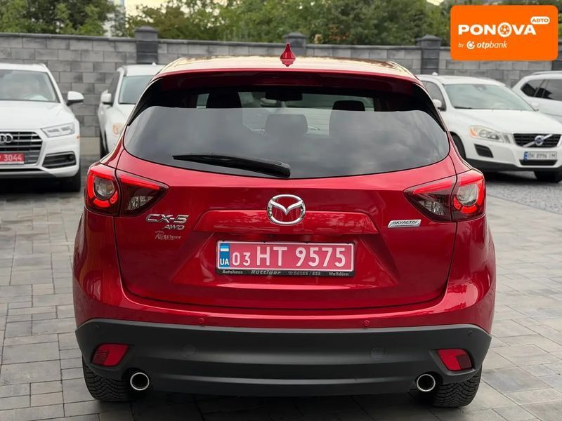 Mazda CX-5, 2015 г., Дизель, 220 тыс. км, Внедорожник / Кроссовер, Красный, Ровно AT-10429431 фото