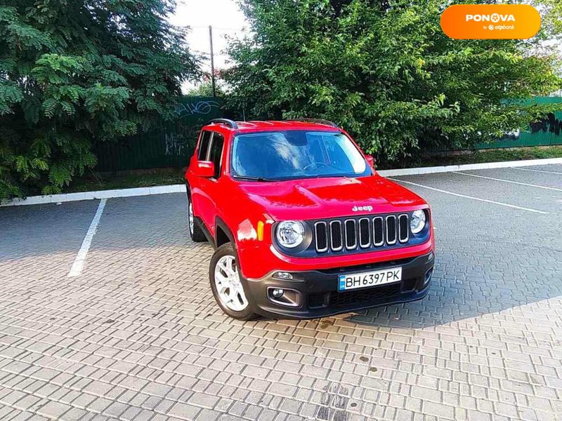 Jeep Renegade, 2017, Бензин, 2.36 л., 70 тис. км, Позашляховик / Кросовер, Червоний, Одеса Cars-Pr-68568 фото