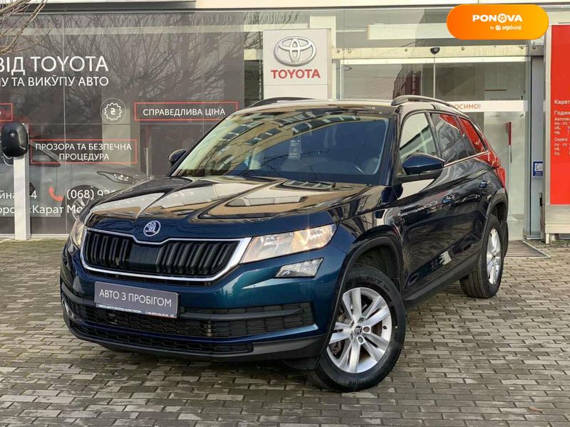 Skoda Kodiaq, 2019, Бензин, 1.98 л., 238 тыс. км, Внедорожник / Кроссовер, Синий, Ужгород 29520 фото