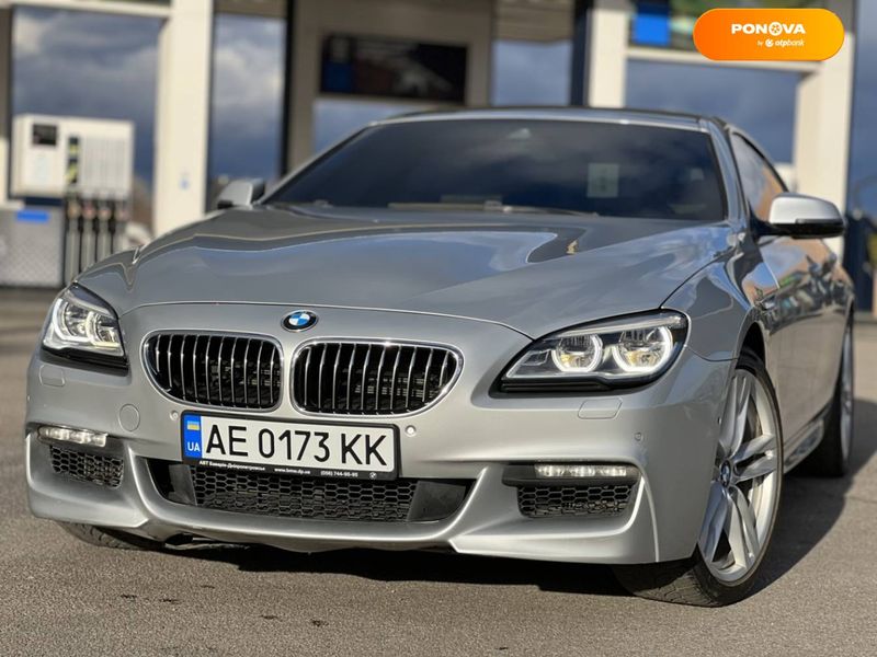 BMW 6 Series Gran Coupe, 2015, Бензин, 3 л., 134 тыс. км, Купе, Серый, Днепр (Днепропетровск) 23201 фото