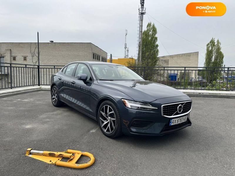 Volvo S60, 2020, Бензин, 1.97 л., 62 тис. км, Седан, Синій, Харків Cars-Pr-60094 фото