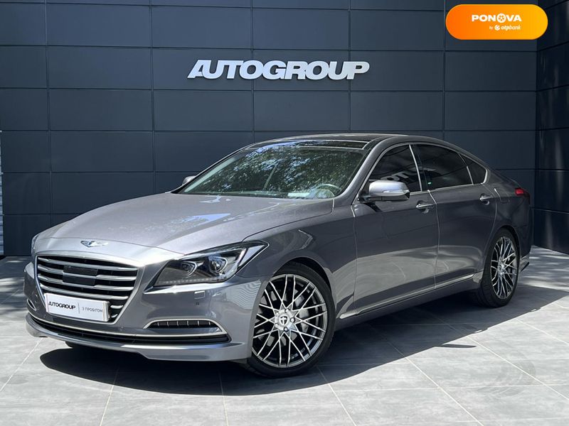 Hyundai Genesis, 2014, Бензин, 3.78 л., 131 тис. км, Седан, Сірий, Одеса 101542 фото