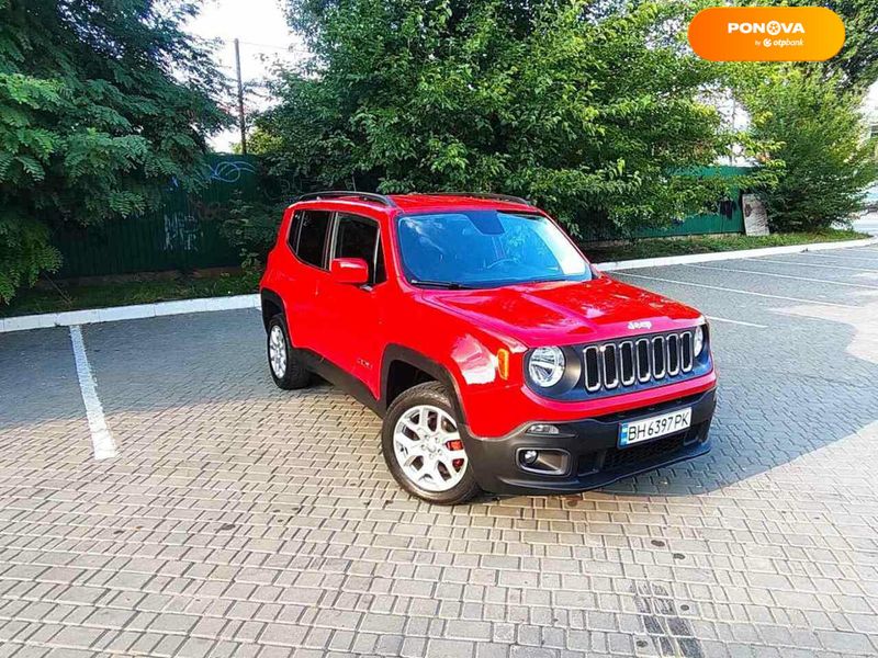 Jeep Renegade, 2017, Бензин, 2.36 л., 70 тис. км, Позашляховик / Кросовер, Червоний, Одеса Cars-Pr-68568 фото